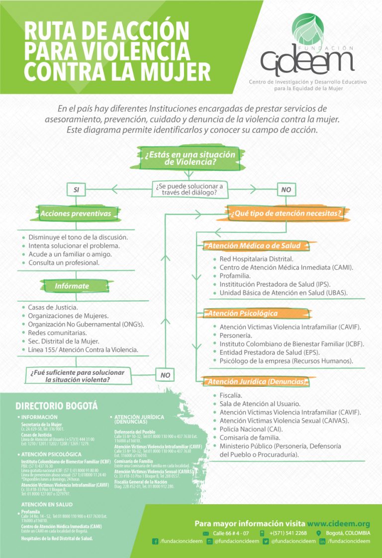 Ruta De Acci N Para La Violencia Contra La Mujer Fundaci N Cideem